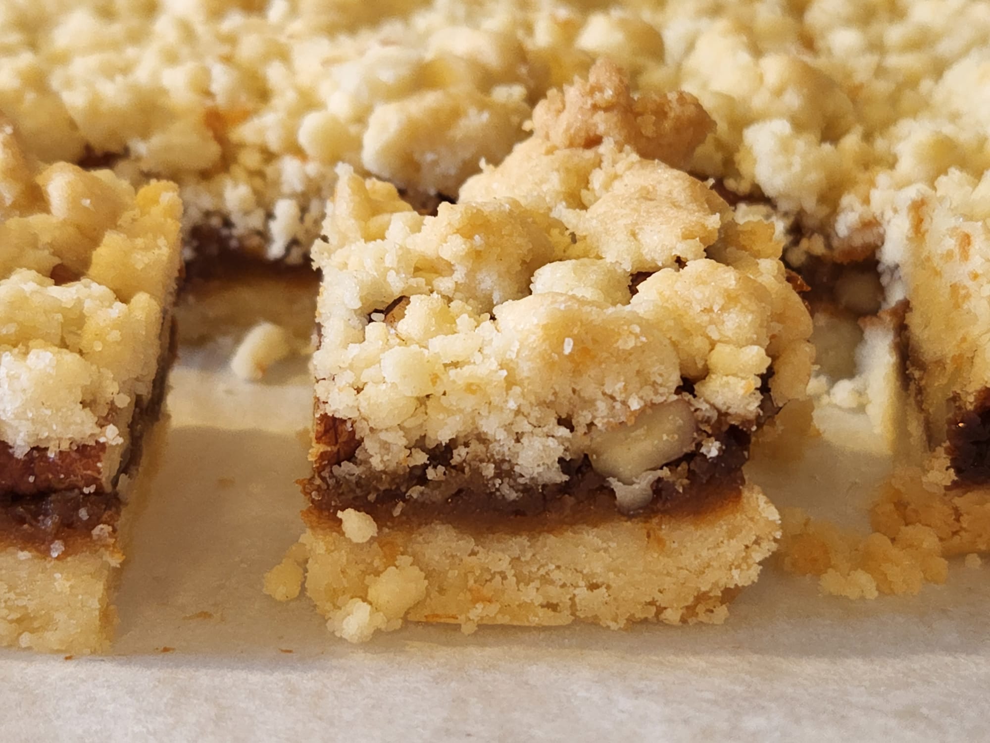 Alfajores squares by 'what are you doing all day'